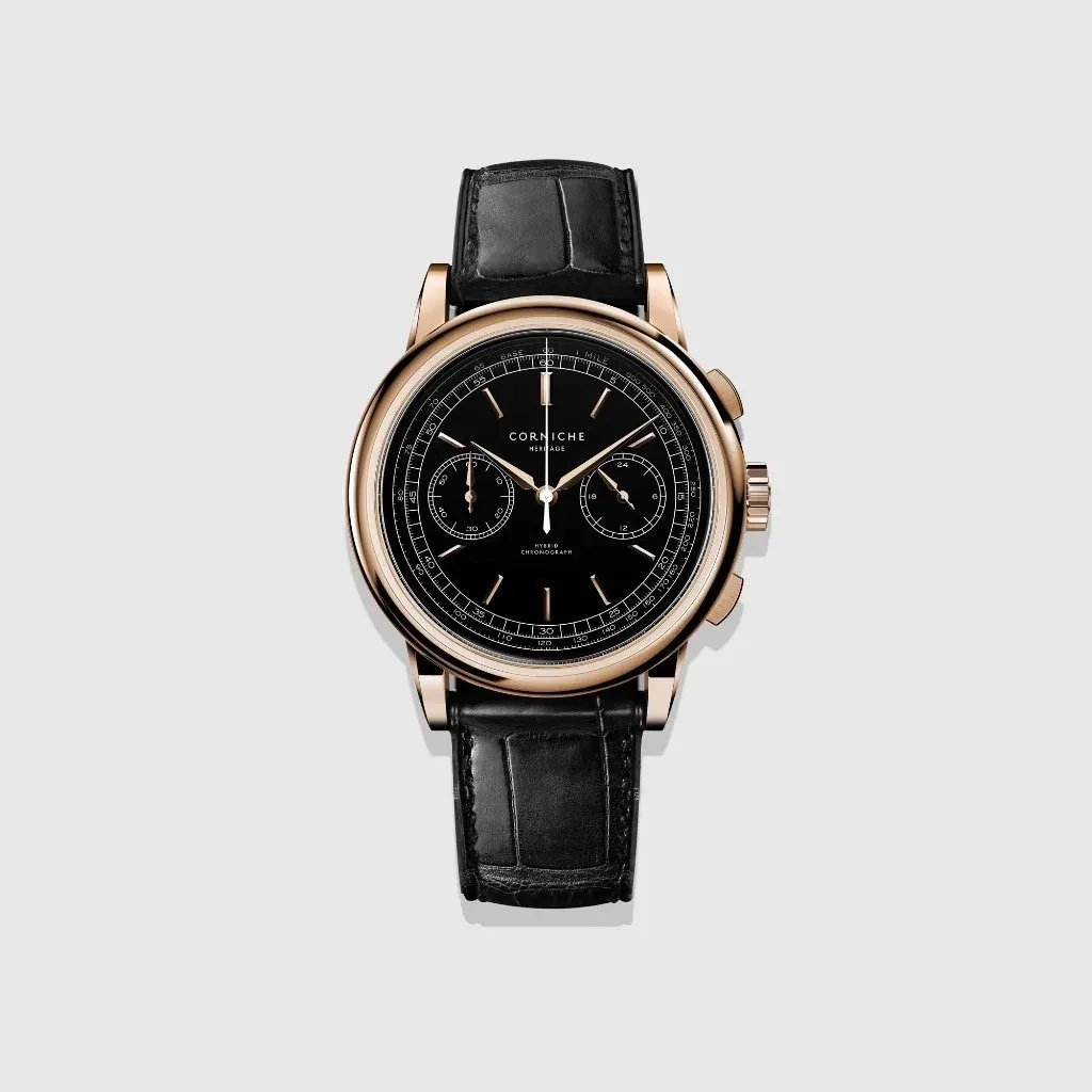 Heritage Chronograph<br>Black Rose Gold<br>65407