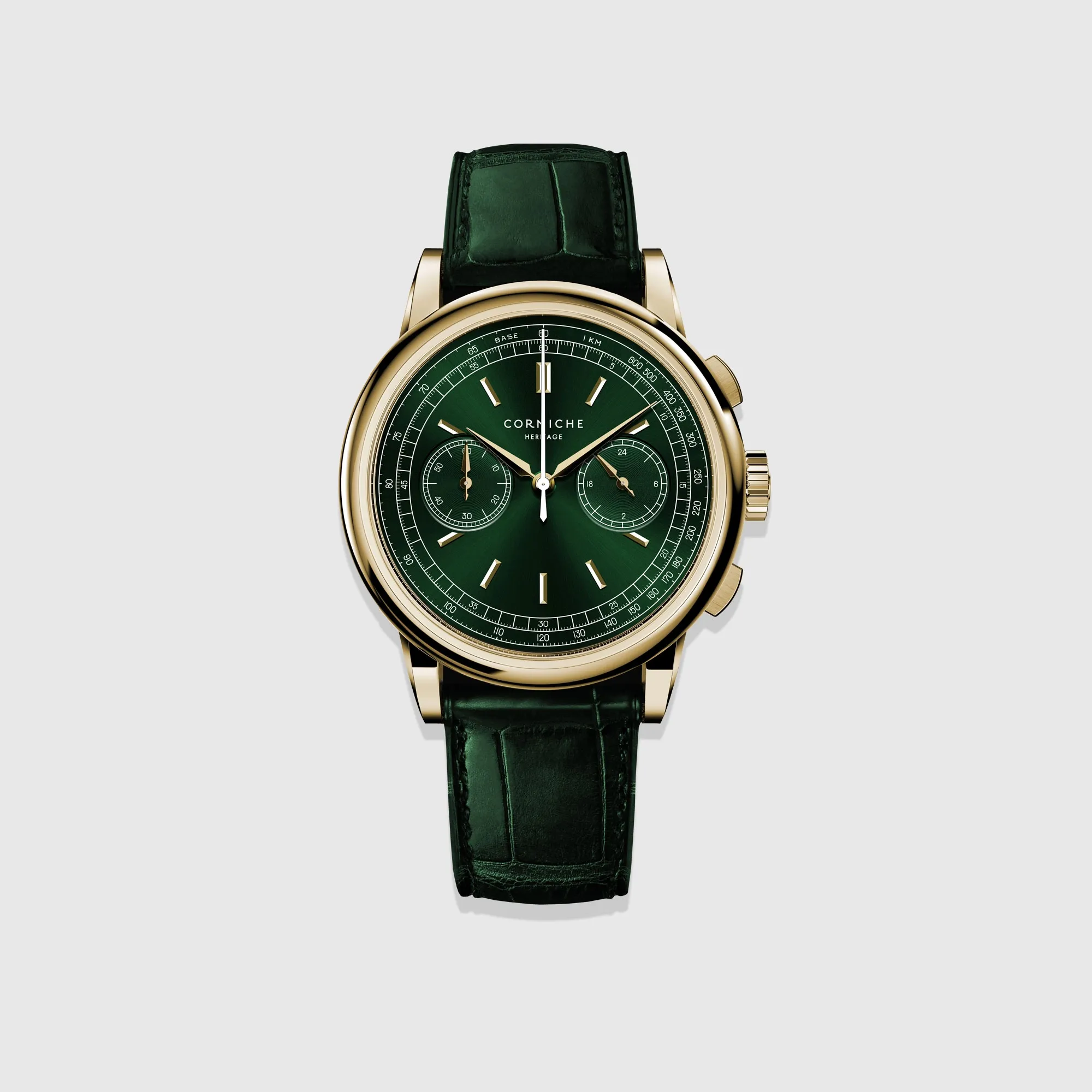 Heritage Chronograph<br>Green Yellow Gold<br>83787